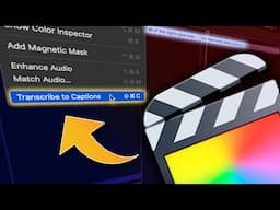 FCP 11 Has Built-in Auto-Captions (CONVERT Captions to Titles)