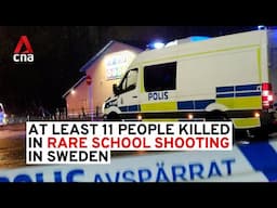 At least 11 people killed in rare school shooting in Sweden