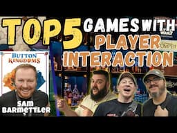 Top 5 Games With Player Interaction With Sam Barmettler | WHISKEY WEDNESDAY LIVE @ 8!