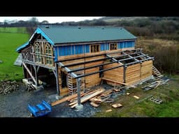 Timber Framed Barn Part 31 Cladding And New Addition To The Farm