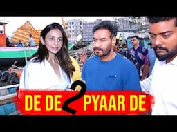 Ajay Devgan And Rakul Preet Shoots For 'De De Pyaar De 2'