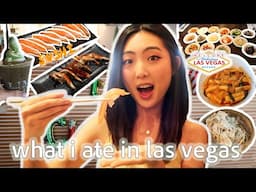 LAS VEGAS CHRISTMAS CHEAT DAY | Eating Everything I Want in Vegas | BEST AYCE SUSHI EVER