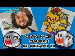 Como hacer cuadros de Origami 3D