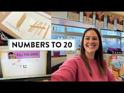 Numbers within 20 in 1st Grade, Beginning Place Value and Teen Numbers // First Grade Activities