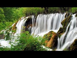 4K- Most beautiful Autumn scenery and natural waterfall