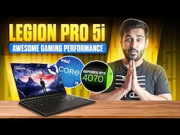 I Tried Lenovo Legion Pro 5i AI Powered PC:  Intel Core i9 14900HX + Nvidia RTX 4070