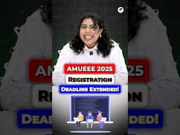 😮AMUEEE 2025 Application Deadline EXTENDED | AMU Admissions #BTech #AMUEEE #JEEMains2025 #AMU #Engg