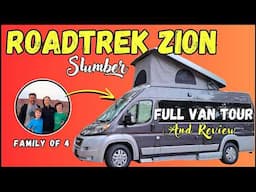 2023 Roadtrek Zion Slumber Class B Camper van FULL TOUR & REVIEW | Family of 4