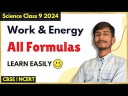 All Formulas - Work and energy Class 9 Science NCERT