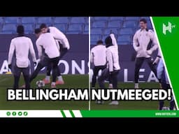 Bellingham NUTMEGGED! Mbappe and Vinicius LAUGH in Real Madrid training