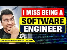 Things I miss about being a software engineer | Difference in role of SDE vs Manager | Career growth