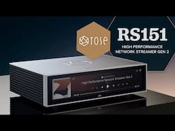 HiFi Rose RS151 High Performance Network Streamer Gen 2 - Bigger, Upgraded Display, HDMI eARC & more