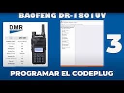 Programar Baofeng DR1801 UV. Desde 0. Paso a paso