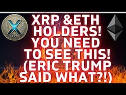 🚨URGENT NEWS!🚨 ERIC TRUMP JUST Said WHAT!!! (MAJOR Best Cryptos To Buy Announcement!)