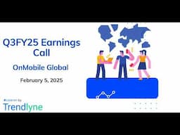 OnMobile Global Earnings Call for Q3FY25