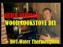 Wood Cookstove with Thermosiphon, Short Version