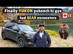 BEAR Encounters and Jaw-Dropping Scenery while entering YUKON