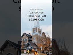 Vancouver’s Most Unique Loft | Cathedral Conversion #vancouverrealestate #uniquehomes