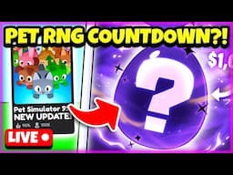 🔴PET RNG COUNTDOWN? HUGE PET GIVEAWAY PET SIMULATOR 99 #livestreams #roblox #robloxlive