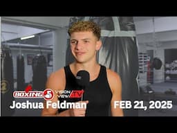 Joshua Feldman focused on step-up fight vs Jonas Senga | Feb 21 Boxing 5 Promotions