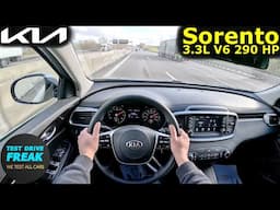 2019 Kia Sorento 3.3L V6 290 HP 🚀 Top Speed German Autobahn POV | No Speed Limit