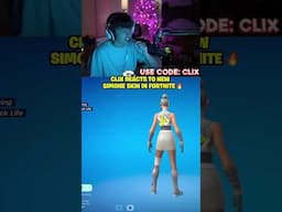 Clix REACTS to NEW Simone skin in Fortnite 🔥