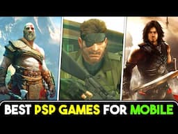 I Tried Best PSP Games On Mobile In 2024 | PPSSPP Emulator