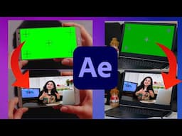 How to Easily REPLACE GREEN SCREEN on Mobile and Laptop in After Effects