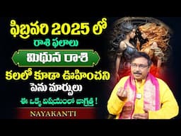 మీరు నమ్మిన నమ్మక పోయిన 2025 ఫిబ్రవరి లో మిథున రాశివారికి జరగబోయేది ఇదే Nayakanti About Mithuna rasi