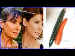 80 years looks 22 years using cucumber tips in 5 days Remove wrinkles on face fast 100% Works !!