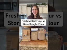 Why Fresh Milled Flour Has 30+ Nutrients You're Missing Out On! #shorts #healthyeating #affiliate