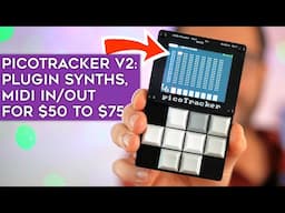 picoTracker v2 - DIY sampler, plugin synths and MIDI tracker / sequencer - walktrough and tutorial!