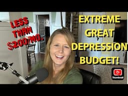 BARE BONES EXTREME BUDGET FOR SHTF/APOCALYPSE/GREAT DEPRESSION