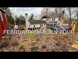 The First Garden Tour of the Year! This is our Baseline | Plans for the Spring Garden| Homestead