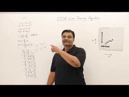 DDA Line Drawing Algorithm - Computer Graphics