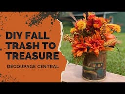 Trash to Treasure Fall Diy Decor For Your Home