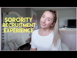 My Sorority Recruitment Experience | The Ohio State University Informal Rush