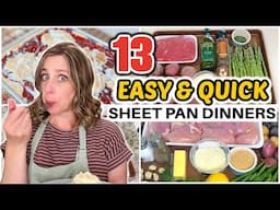 Easy & Time Saving Sheet Pan Meals For Busy Families!