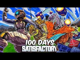 I Spent 100 DAYS In SATISFACTORY Here's What Happened...