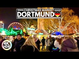 🇩🇪 Beautiful Dortmund Christmas Markets in Germany December 2024🎄4K HDR 60fps Walking Tour