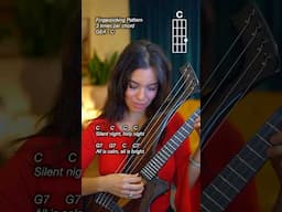 How to play Silent Night with a BEAUTIFUL fingerpicking pattern ❤️🎄✨