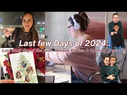 2024 Wrapped | Last work day, Prepping for Holiday Gifts & Opening Presents early 🎁