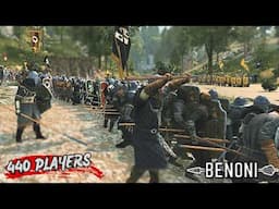 Stunning 4K Bannerlord Battles! 440-Players March To War