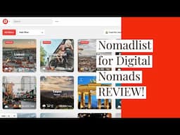 Nomadlist for Digital Nomads REVIEW! ✈️ #digitalnomad #nomadlist