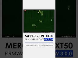 Merger LRF XT50 firmware update FW 3.0.0. #pulsarvision