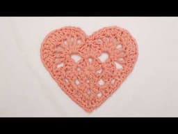 Heart Granny Square Crochet: Beginner Friendly Tutorial