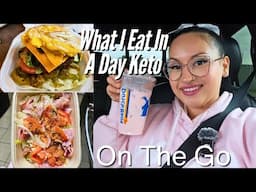 What I Eat In A Day Keto ON THE GO ! | Simple Meals To Go