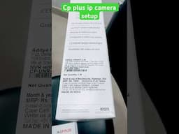 Cp plus ip camera gold series camera setup