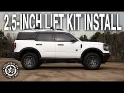 How to lift the 21+ Bronco Sport Big Bend/Outer banks with the HRG Offroad 2.5 inch lift kit!