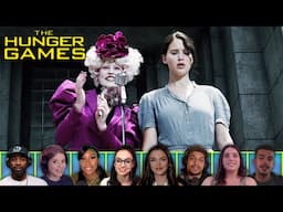 Reactors Reactions to KATNISS EVERDEEN VOLUNTEERS AS TRIBUTE | The Hunger Games (2012)